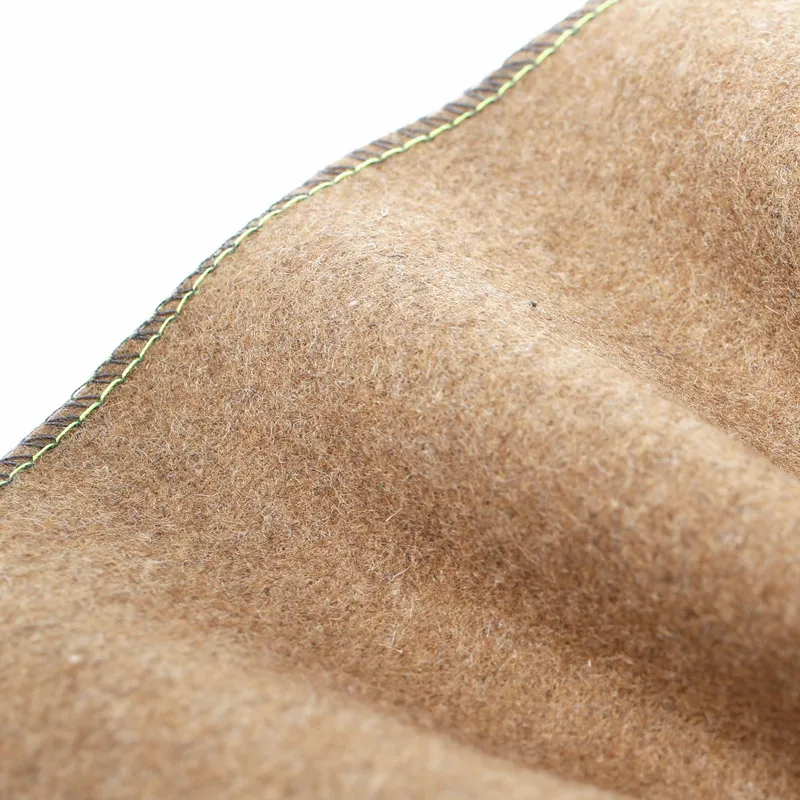 Melton wool polyester blended woolen fabric for winter overcoat