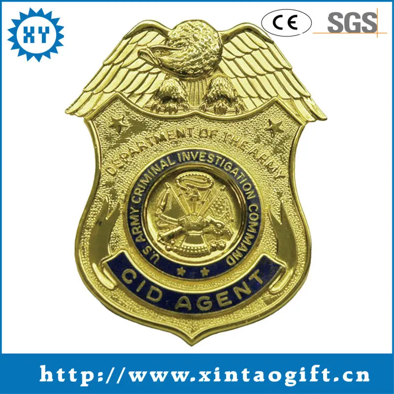 Пользовательских лацкан значок отдела правосудия федеральный