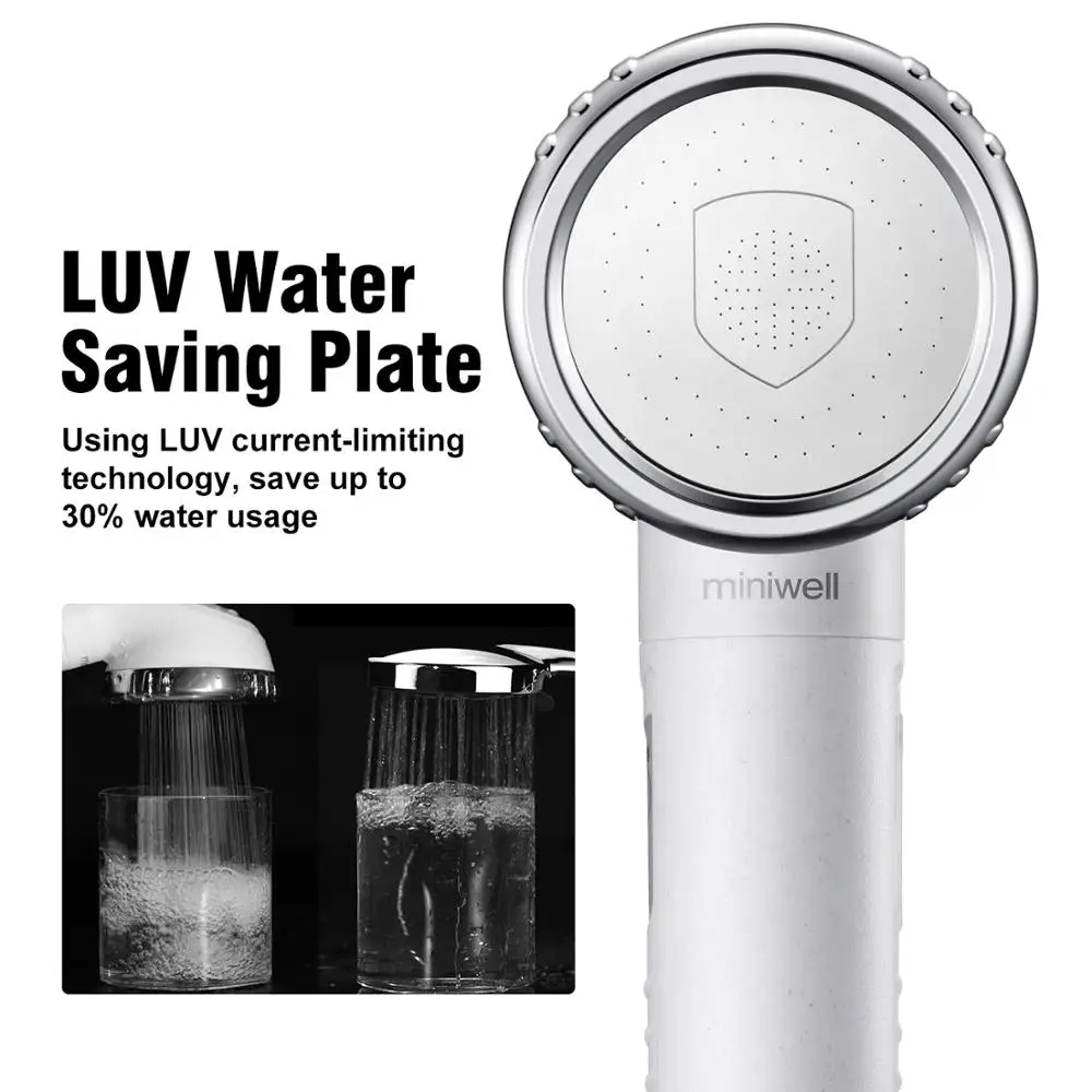 
Shower filter hard water - Water filtration system, shower Hand Held Shower Head L750, remove 99% chlorine and other impurities 