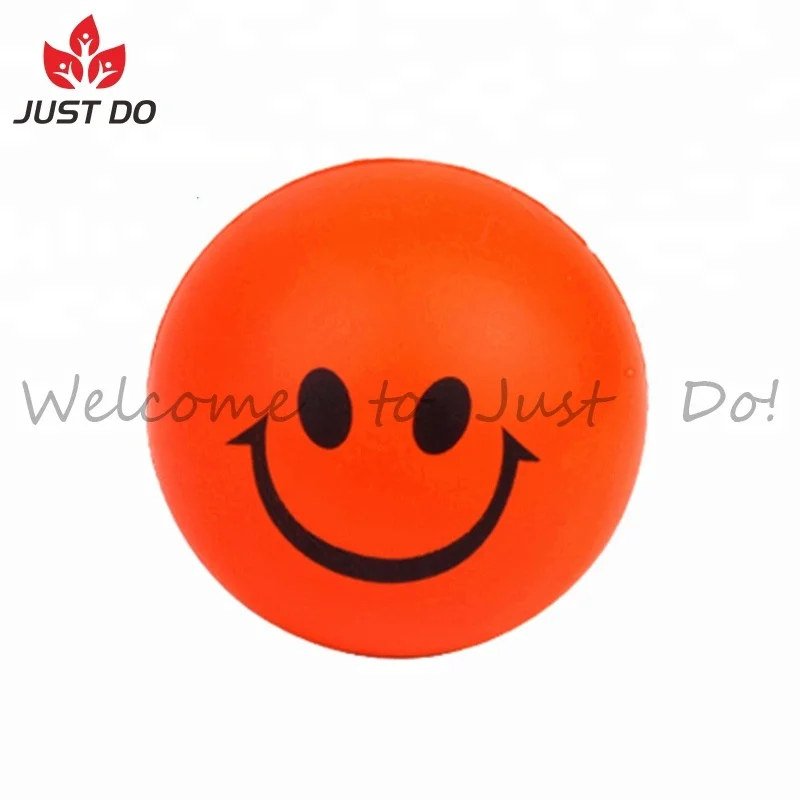 Valentine Party Bag Gift Fillers Stocked Cheap PU Foam Smile Funny Face Stress Balls