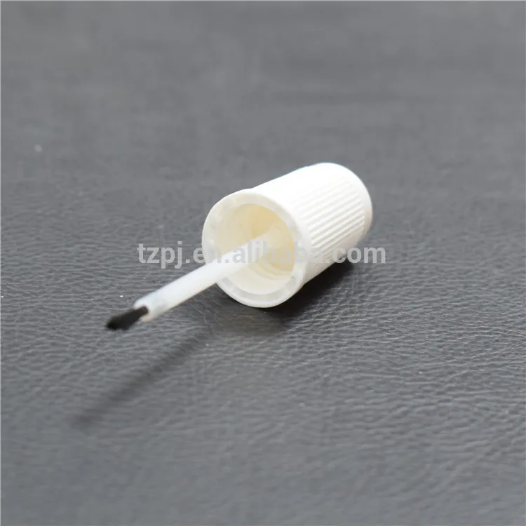 30ML Nail polish remover pump dispenser bottle mascara vial plastic glue bottle with brush