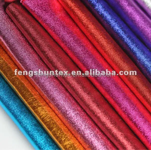 metallic foil printing stretch fabric