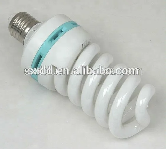 China  supplier product hot sale full spiral AC110/220V PBT 18W 25W 30W energy saving lamp CFL E27 B22 8000HRS