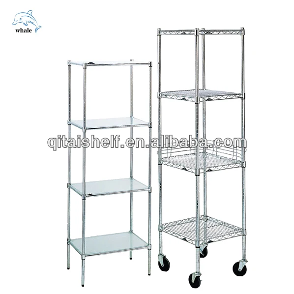 NSF&ISO Certificated Chrome Plating Wire Shelving System