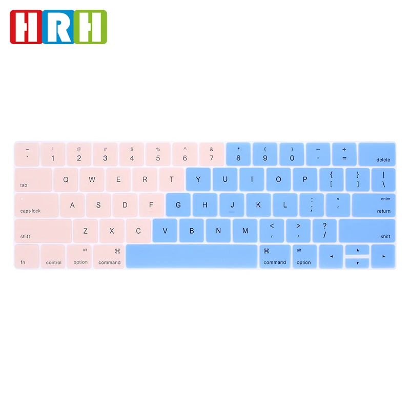 ноутбук английский печатных крышку клавиатуры для macbook pro сенсорный бар 15 дюймов