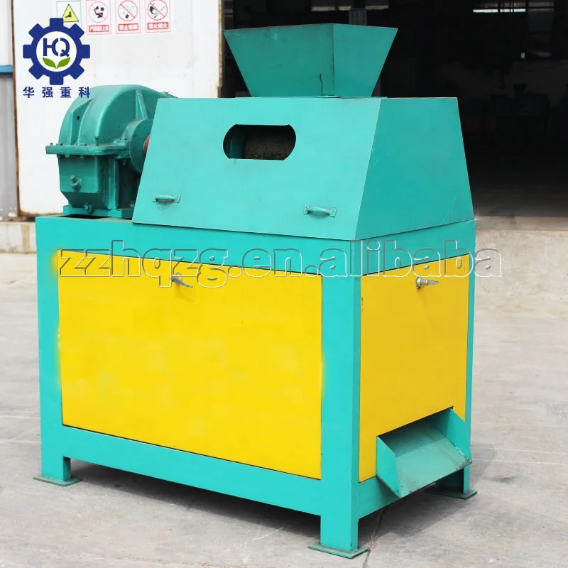 good quality double roller granulating fertilizer press granulator for compound fertilizer production