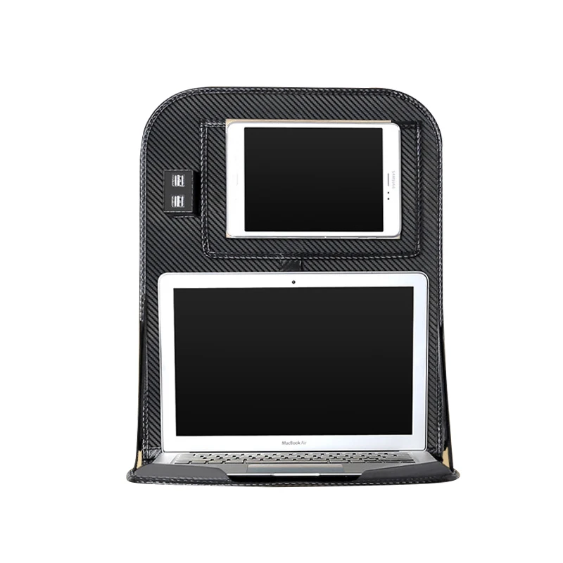 SN-Y-062 автомобильный планшет на заднее сиденье 4 USB зарядное устройство Карманный складной держатель для ноутбука лоток Органайзер на заднее сиденье автомобиля