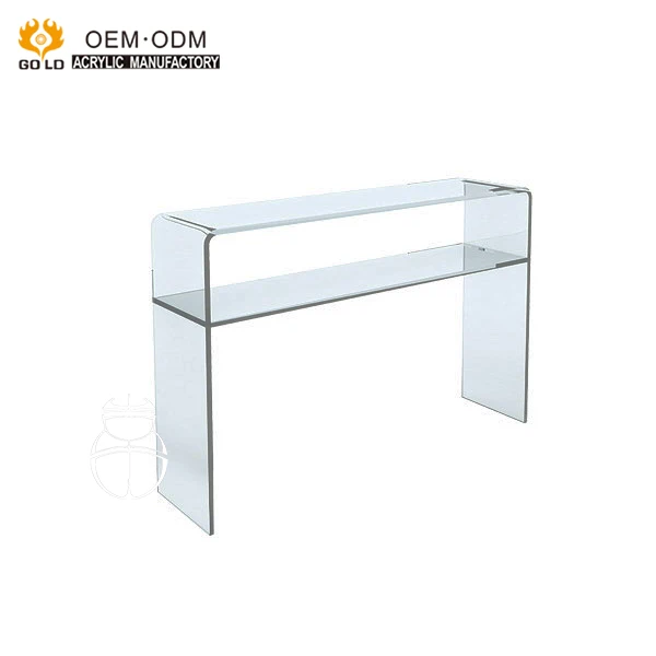 
 Недорогой прозрачный акриловый боковой стол для гостиной, боковой стол из плексигласа  