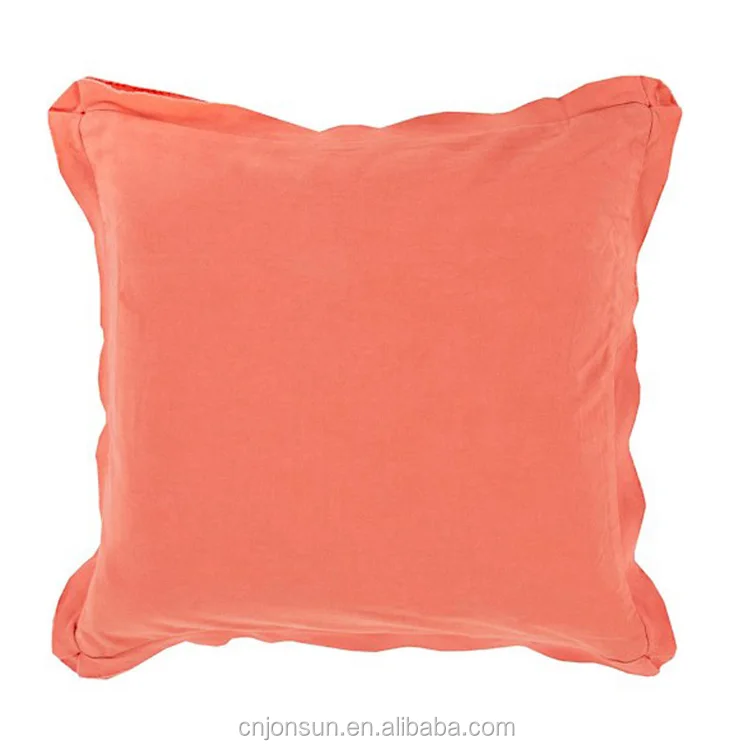 Простой 100% хлопок сплошной цвет бросить подушку пользовательские Подушку
