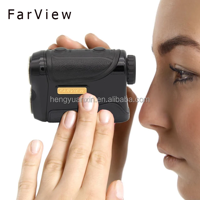
6x24 OEM long distance 1000m golf laser rangefinder with slope compensation angle measure golf pin sensor 