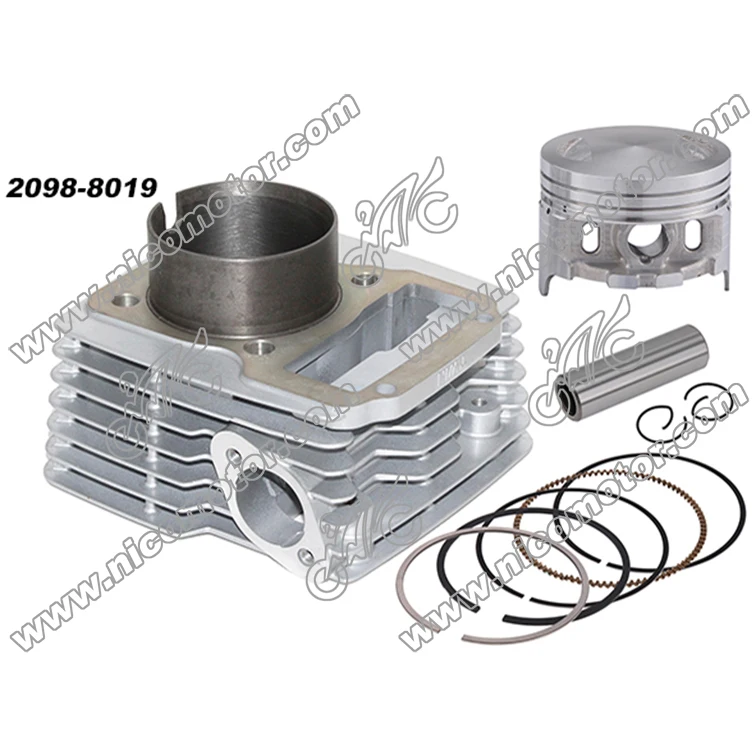 Motorcycle Cylinder Piston Ring Gasket Kit 56.5MM Bore  for TY125