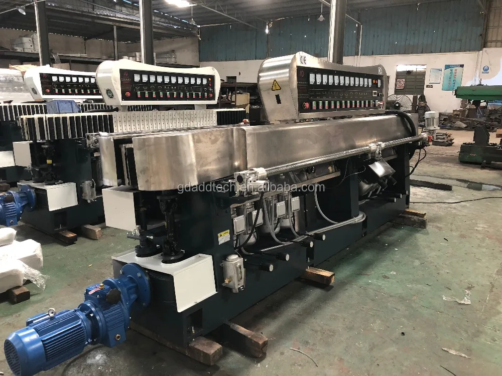 ADZM11325 Glass straight Line edging machine / 11 motors with Stainless steel