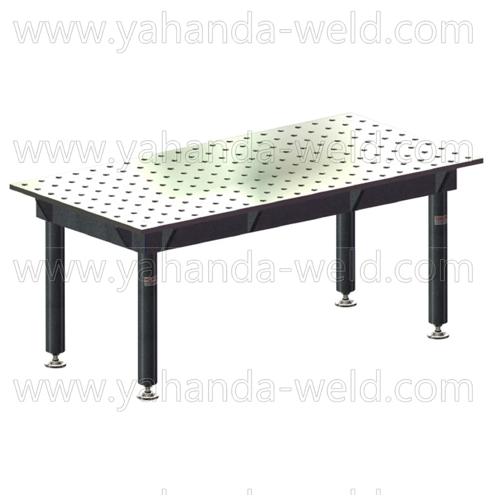 2D steel welding metal fabrication table for structs and frames