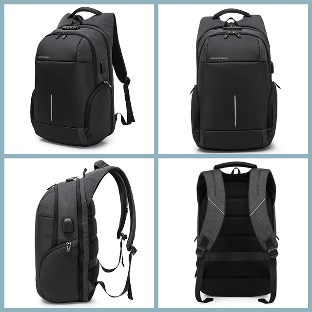 Factory 24hours delivery antitheft bagpack sports usb laptop bags custom travelling waterproof anti theft laptop backpack