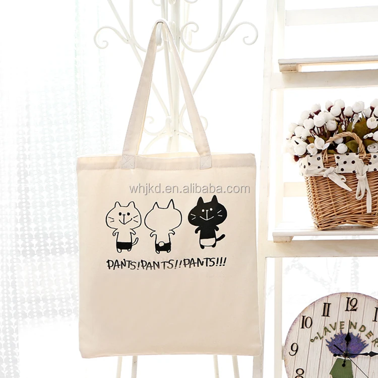 Best quality designer cotton promotional shopping bag calico bags india