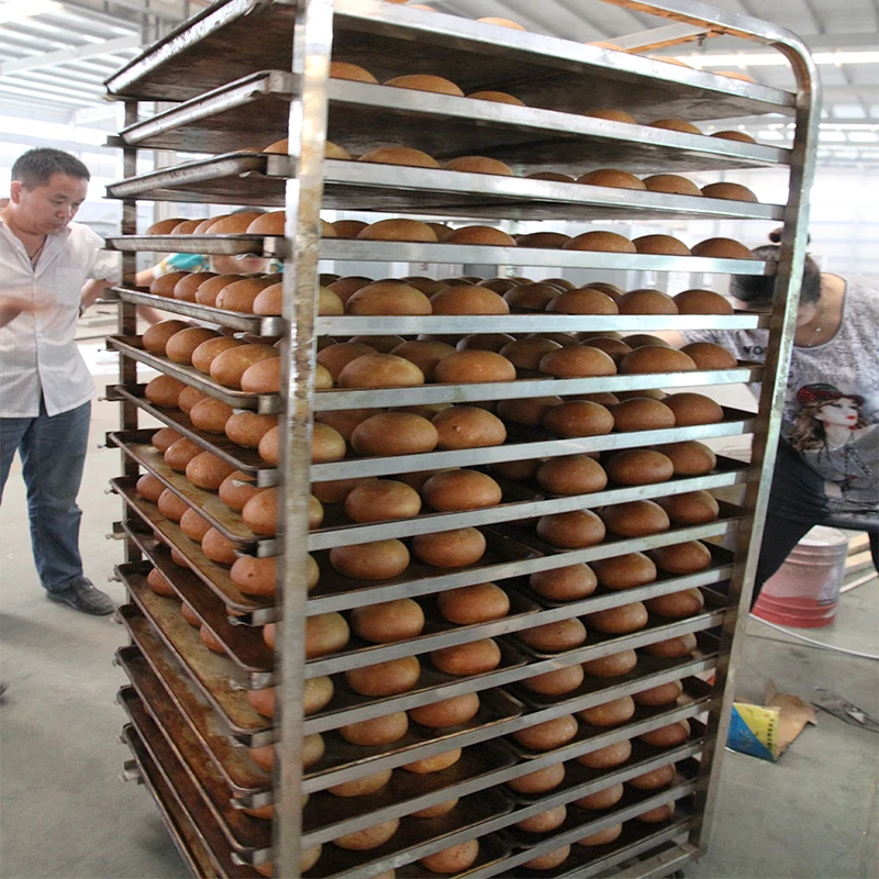 commercial gas toast bread baking rotary Oven machinery for bakery