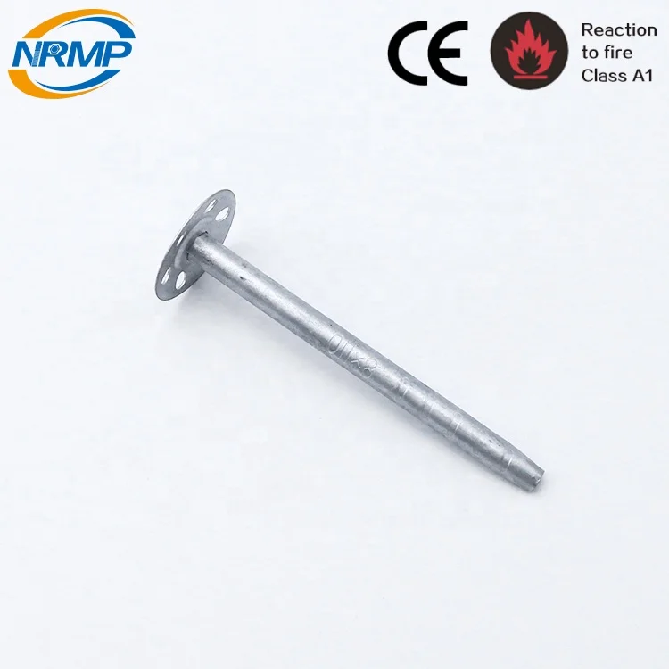 Pre-galvanized metal insulation board fixing pin with CE approval