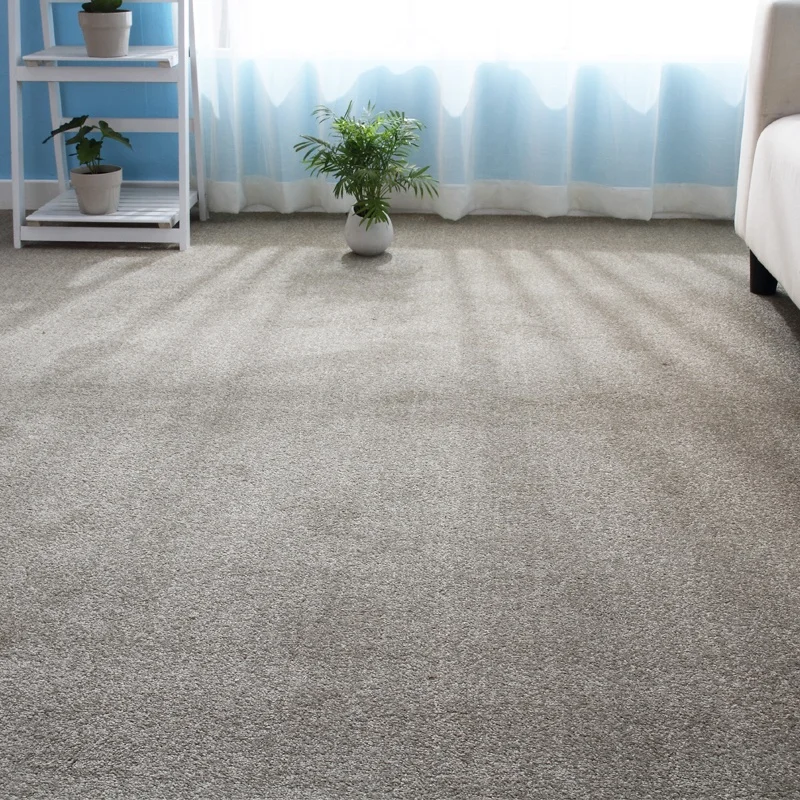 
Cheap Stocks Hote Room Cut Pile Machine Made Tufted Plain Carpet for Room New Design Shanghai Hangju Line 50 Series 