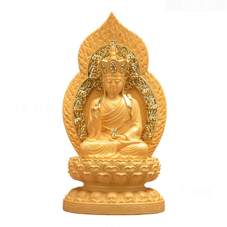 Dropship Cheap Wholesale Buda Heykeli Mini Buddha Statue Tuong Phat Golden Buddha Statue Resin
