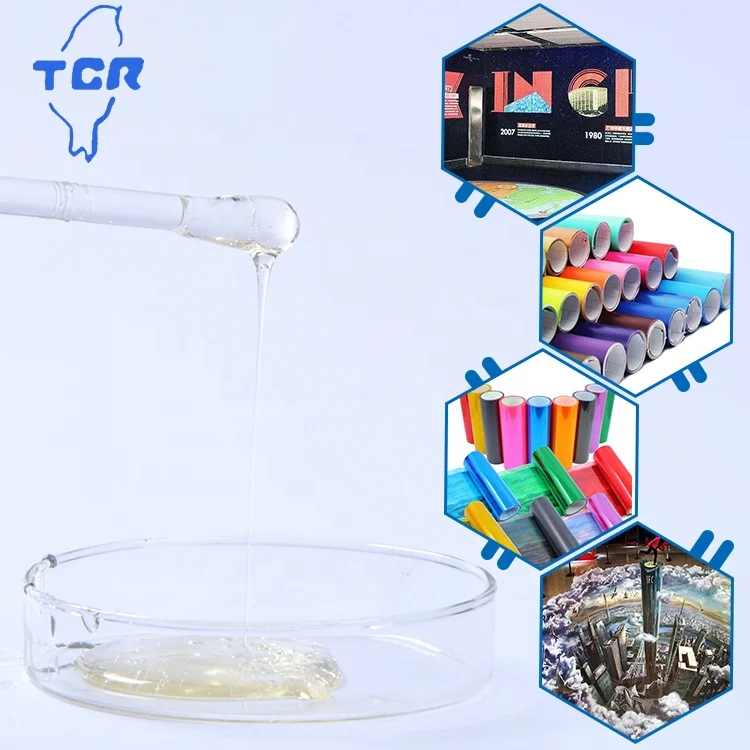 
TCR free sample acrylic adhesive butyl acrylate adhesive glue for car decoration sticker TCA-9051 details 