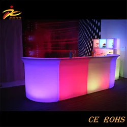 Перезаряжаемая светодиодная мебель для пляжа, мероприятия, клуба, улицы, барная стойка