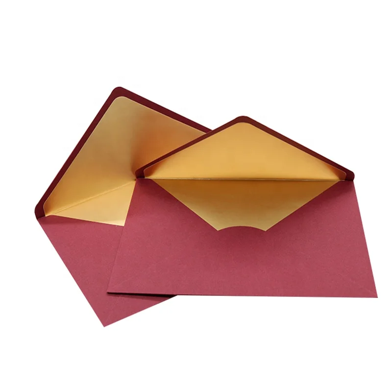 Elegant handmade gift envelope colour lining Pattern envelope