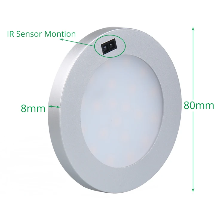 Популярная продукция, светодиодный светильник с теплым белым датчиком 3 Вт EC12V