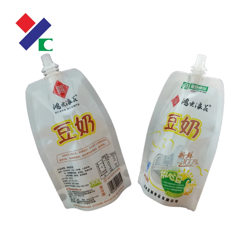 Professional design custom standing plastic spout pouch packaging for chilli sauce
