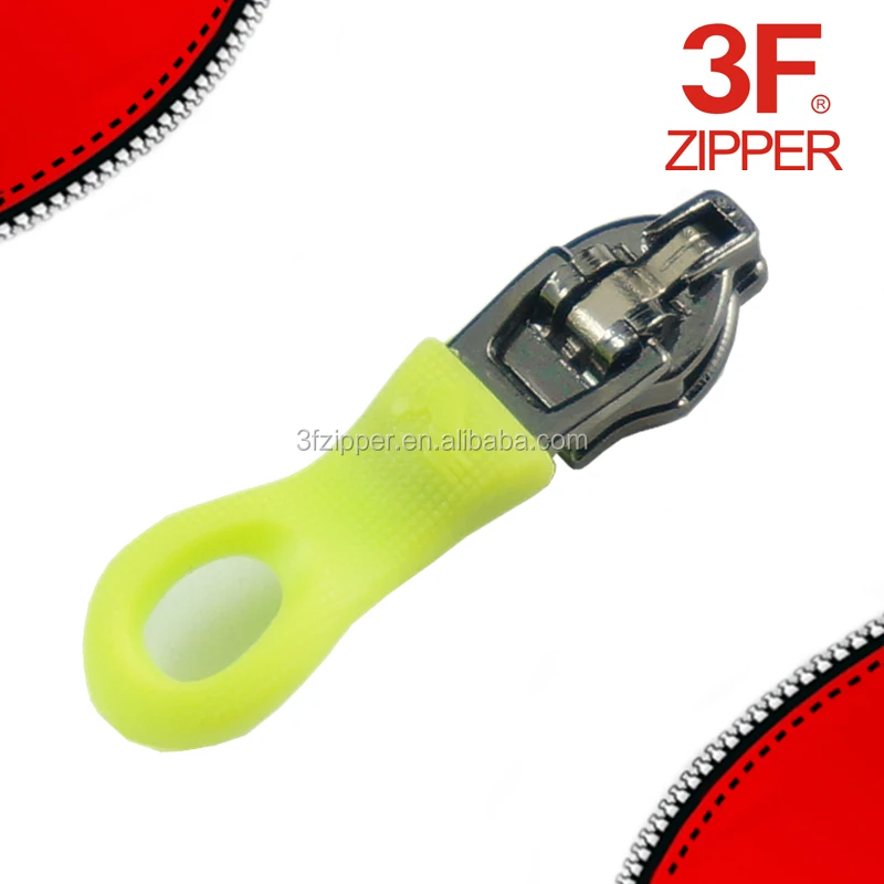
Reversible Semi Lock Silicon Puller Nylon Slider 