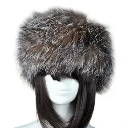 YR541 Genuine Crystal Luxury Fox Fur Hand knit Snood Scarf with Elastic