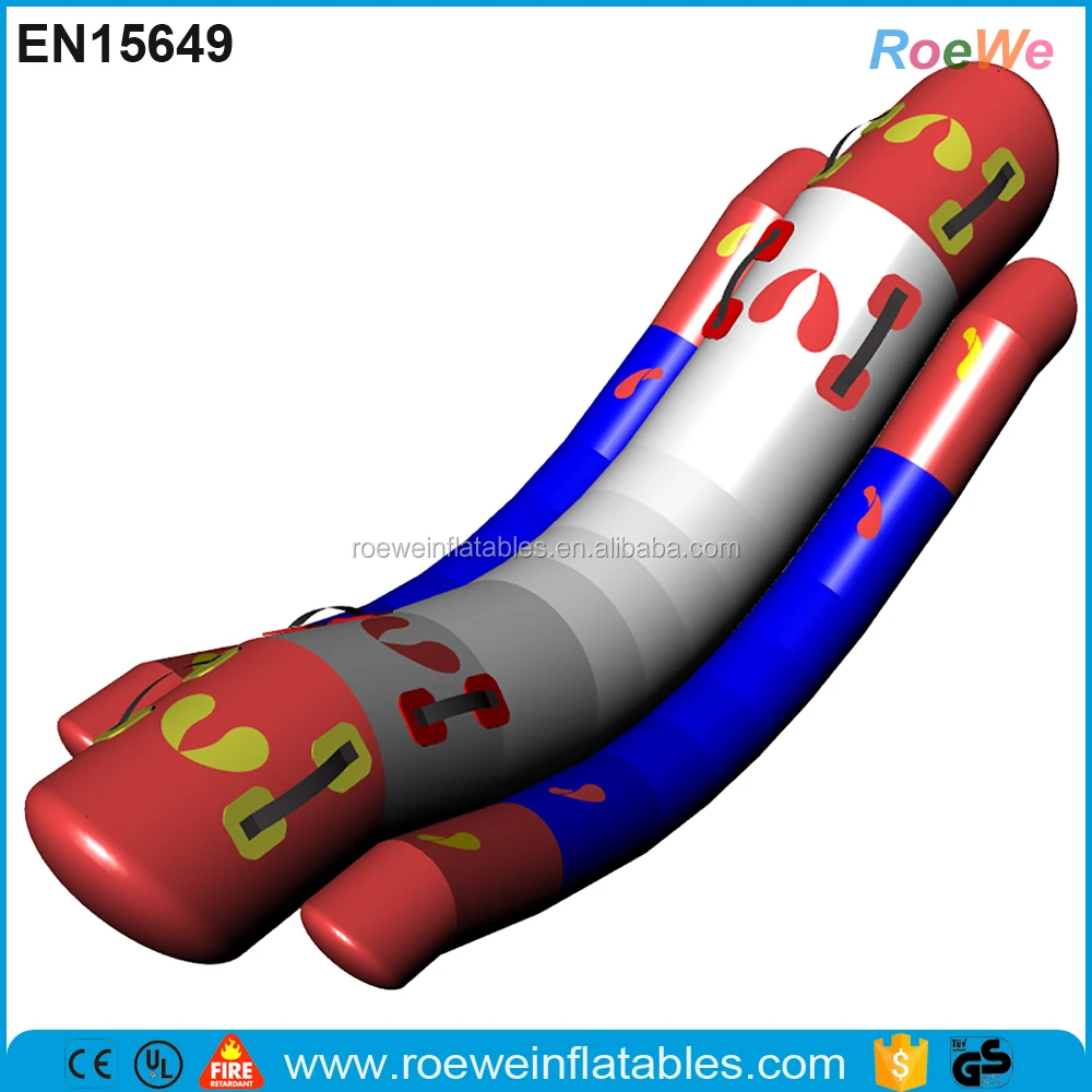 
CE certificated floating Inflatable water swing,inflatable aqua water park seesaw 