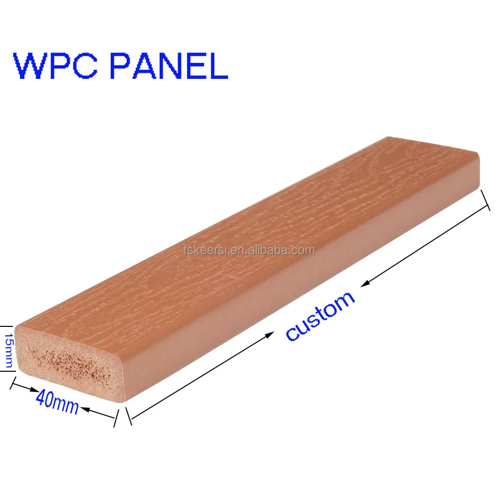 Wood-Plastic Composite Flooring Technics and Engineered Flooring Type WPC Panel