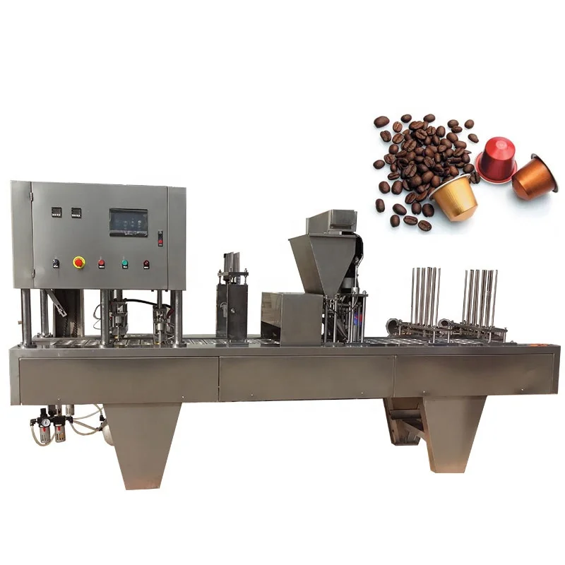 coffee capsule filling sealing machine,nespresso coffee