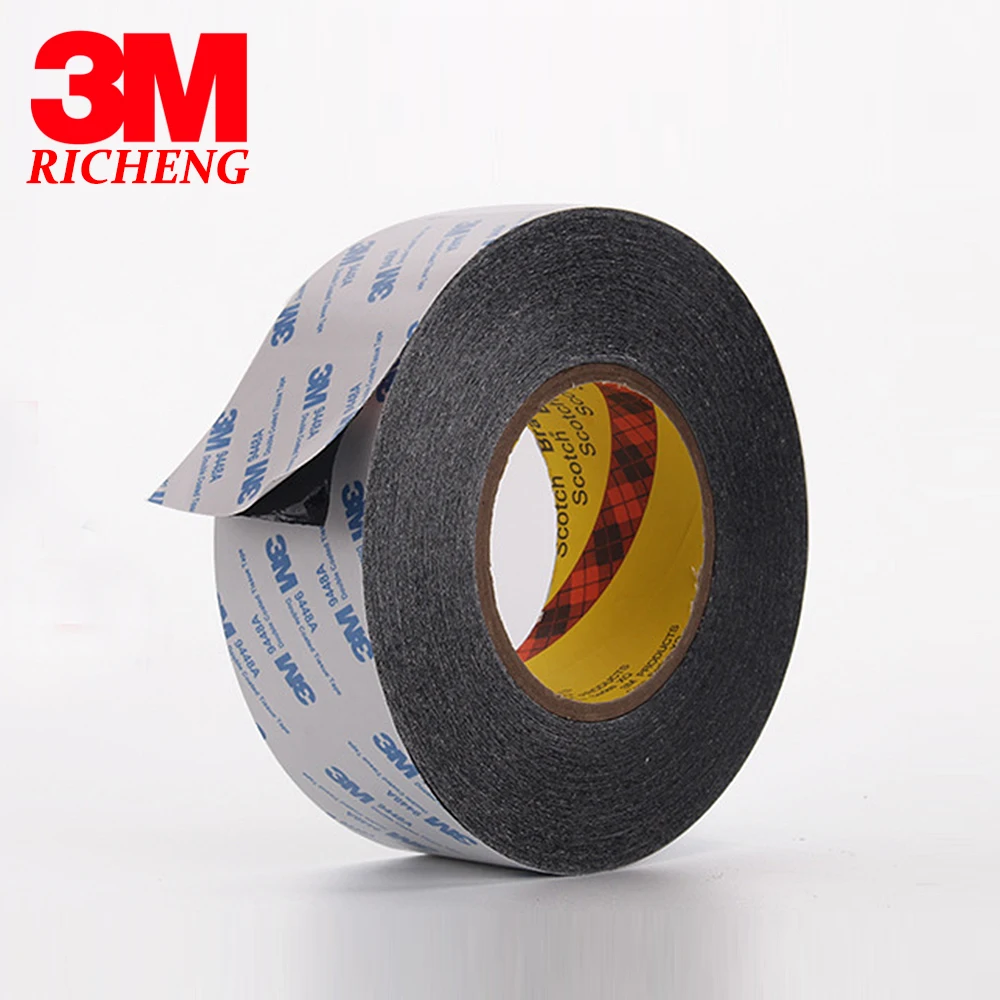 3M 9448AB Extremely Strong Double Sided Tape for Mobile Phones, Electronics, Craft, 1mm-20mm Variations (1mm)