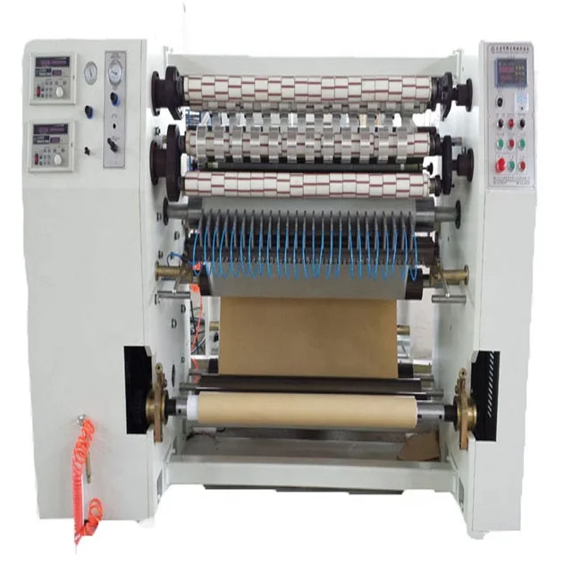 Four Shaft Turret Aluminum Foil Tape Slitter Rewinder Machine