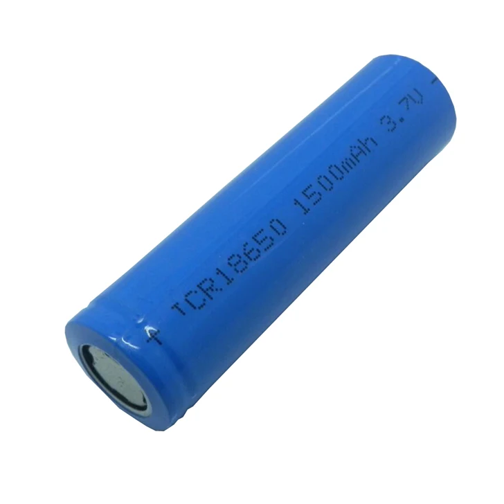 
Rechargeable 18650 Lithium ion battery 3.7v 1500mAh li ion battery cell 