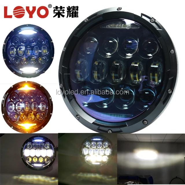 130 Вт 7 дюймов джип запчасти jeep светодиодные фары с DRL Dot sae для Wrangler