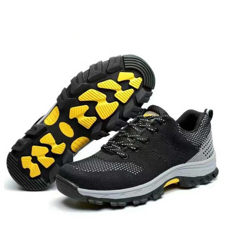 
TZLBX-005 High quality breathable steel toe shoes 