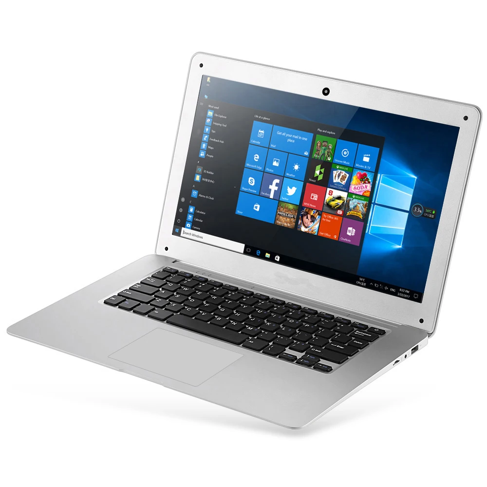 14.1 inch Slim Laptop Computer 2GB DDR3 RAM 32GB EMMC/SSD ROM Intel Cherry Trail Z8350 Quad-core Intel HD Graphics Ultrabook