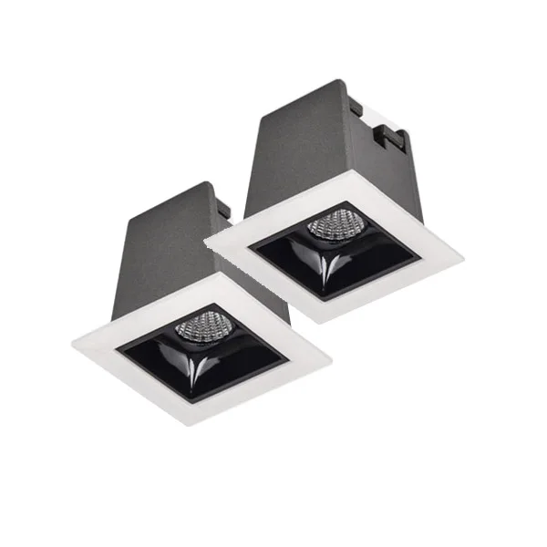 
Multiple compact led accent spotlight mini linear recessed luminaire 2W 4W 