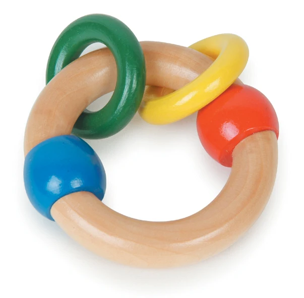 
Animal design beechwood used hard toys for baby wooden baby teething toy 