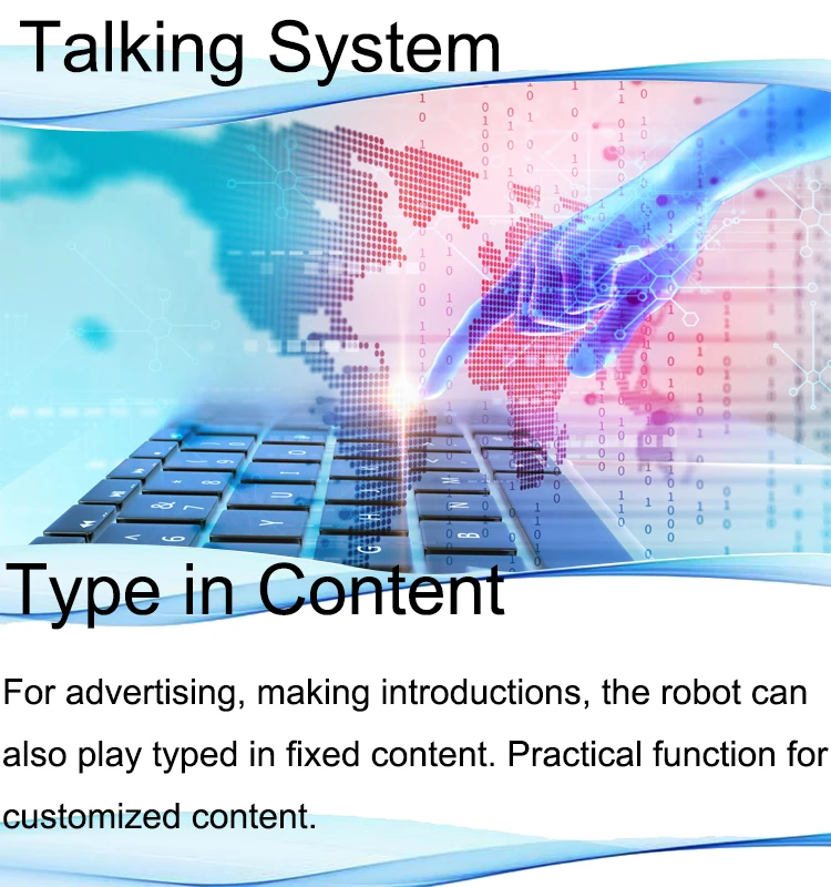 Artificial Intelligent Humanoid Service Robot For Hotel Shopping Mall Receptionist Robot