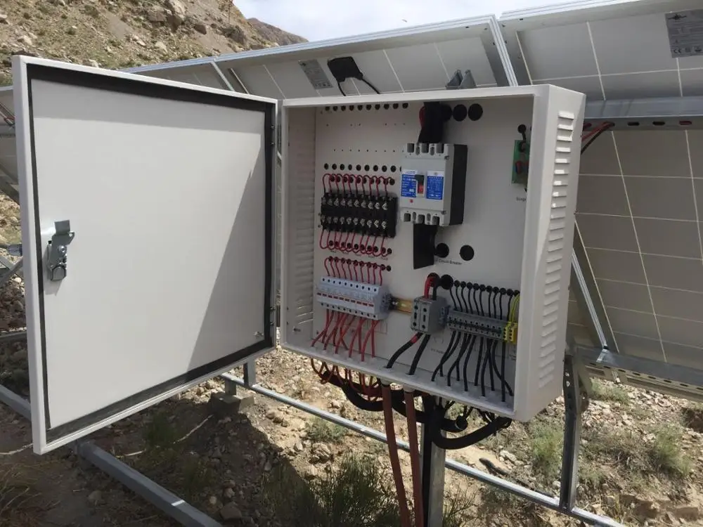 Solar Panel Junction Box for on Grid Solar System 6 Strings Input 1 Output DM-CB06 CN;SHN Deming 1000V 10A 15A 60A 80A