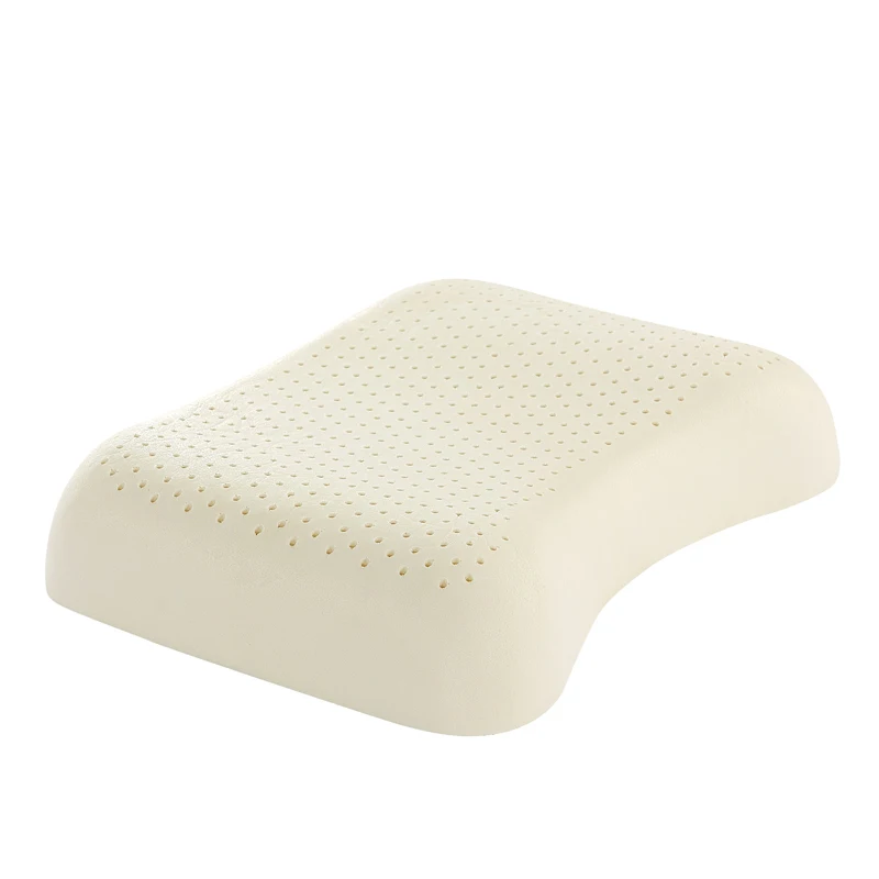 Butterfly shaped lady wave neck support cushion latex foam pillow