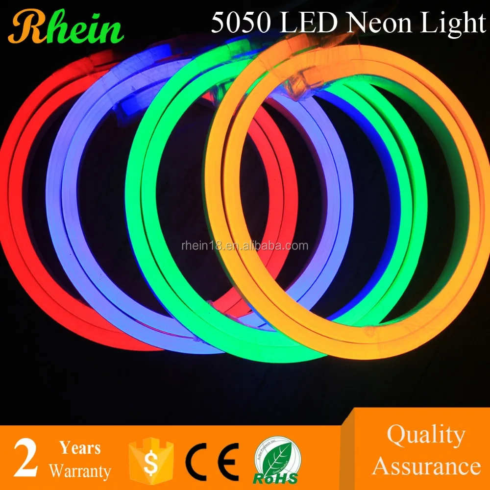 
ETL CE Waterproof 120V 220V 2835 5050 Led Flex Neon Lighting 