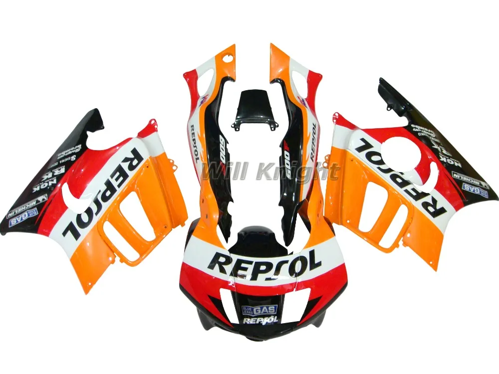 Fairing Kit for Honda CBR 600 F3 1997 1998 Orange Repsol Edition