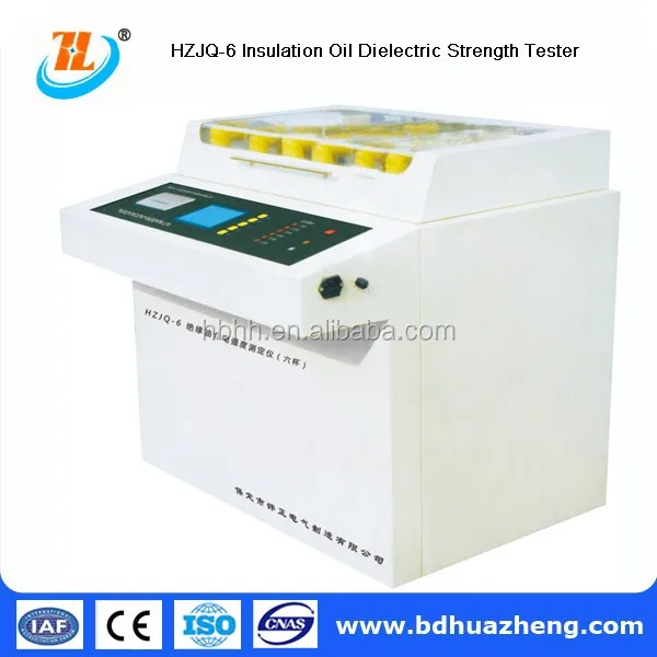 Hzjq-6 трансформаторного масла электрическая прочность тестер с шесть чашек