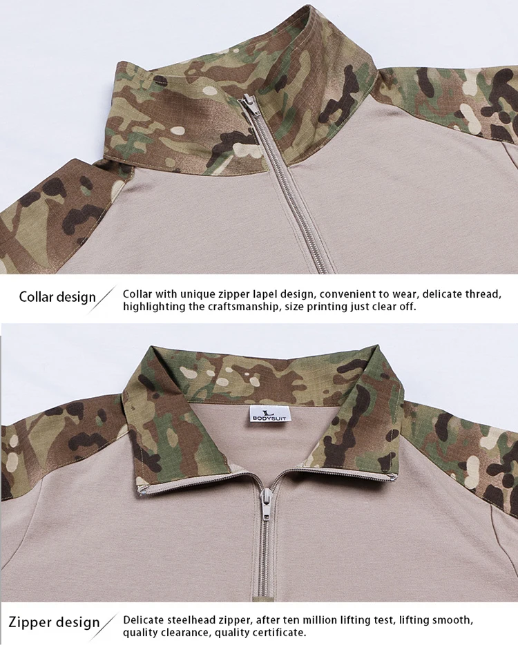 
Wholesale Black Camouflage Military Style Army Clothing Tactical Combat Suit/Uniform 