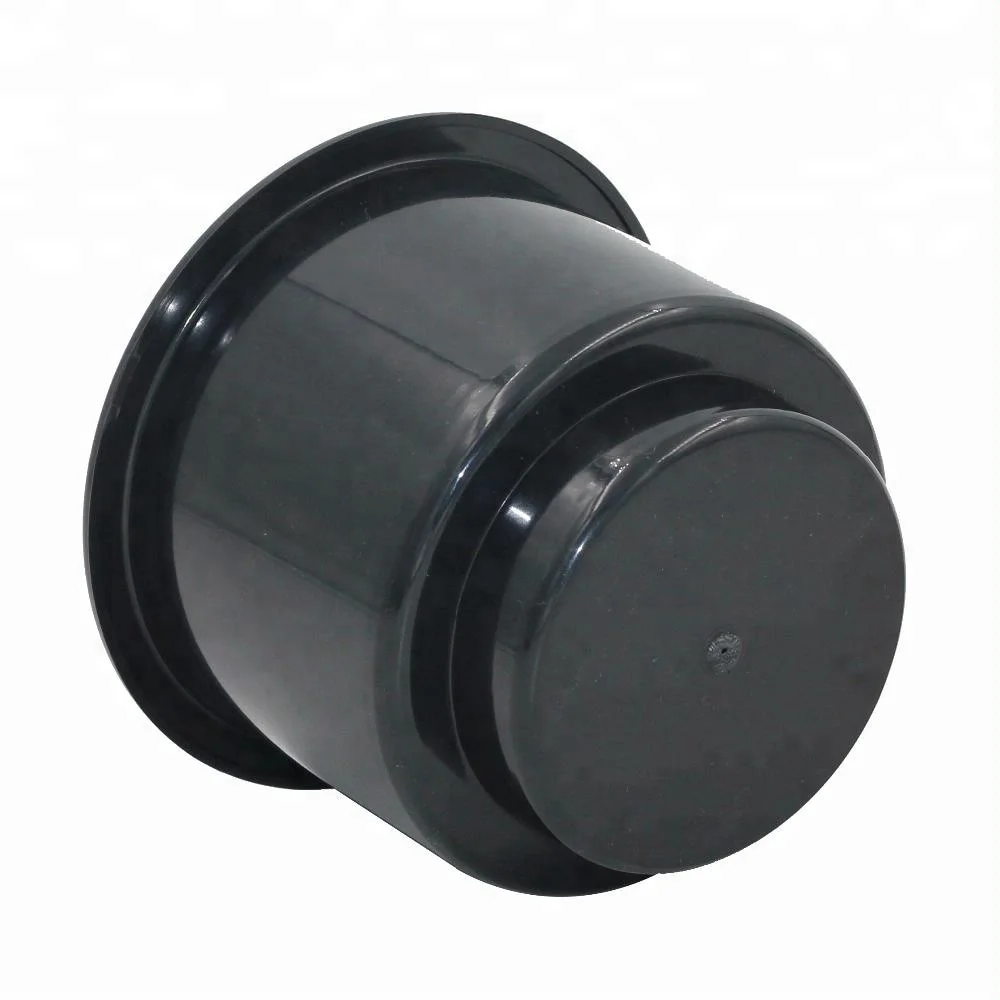 85mmH Black with chrome rim car cup holder for sofa with custom logo