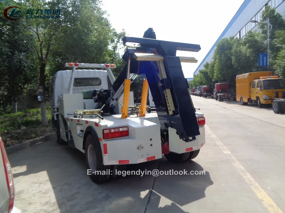 Dongfeng new model KAIPUTE right hand drive 3 tons capacity tow wrecker truck for sale